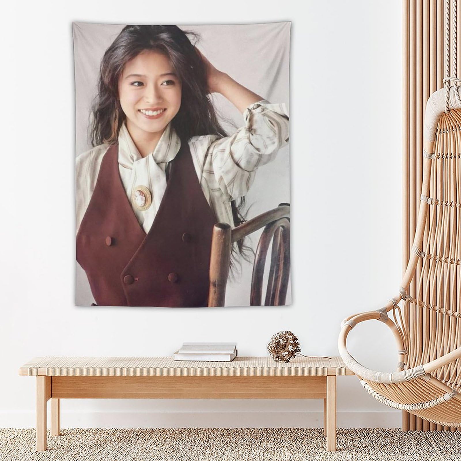 Amazon.co.jp: [Lisianthus] 中森明菜 タペストリー ポスター 壁飾り